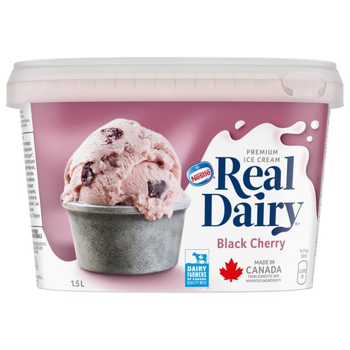 Nestlé Real Dairy Ice Cream Black Cherry 1.5 L