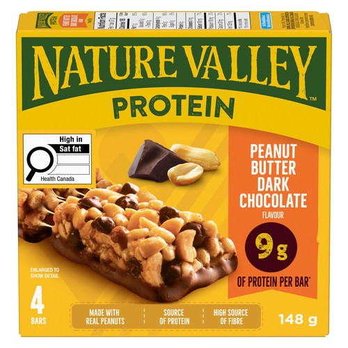 Nature Valley Protein Granola Bars Peanut Butter Dark Chocolate 4 x 37 g