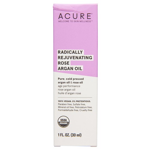 Acure Rejuvenating Rose Argan Oil 30 ml