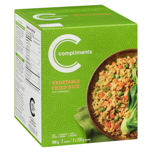 Compliments Fried Rice Vegetable 500 g (frozen)