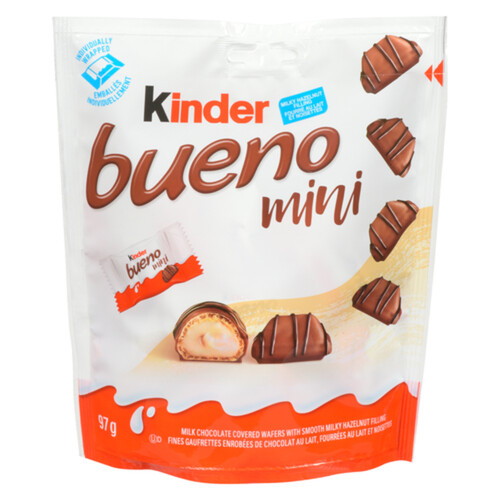 Kinder Bueno Mini's Milk Chocolate and Hazelnut Cream Candy Bars 97 g