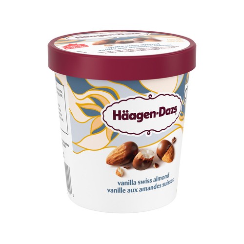 Haagen-Dazs Ice Cream Vanilla Swiss Almond 450 ml