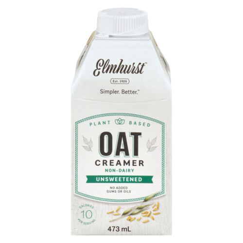 Elmhurst Oat Creamer Unsweetened 473 ml