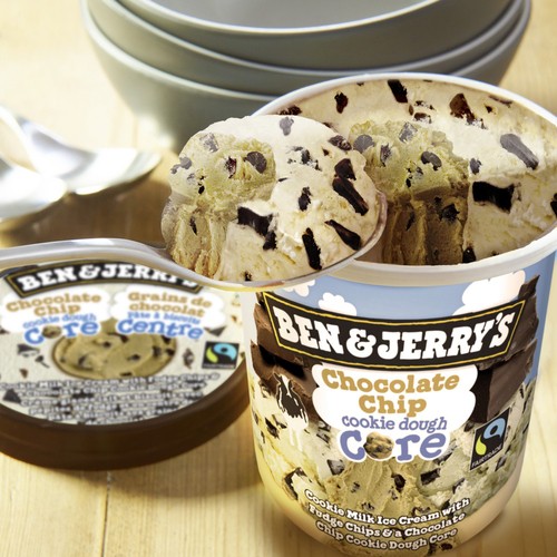 Ben & Jerry's Ice Cream Chocolate Chip Cookie Dough Core 473 ml