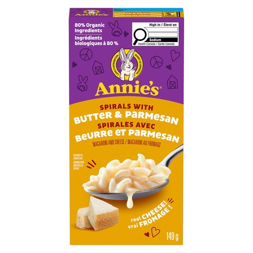 Annie's Macaroni & Cheese Spirals With Butter & Parmesan 149 g