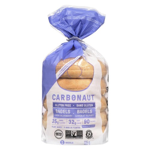 Carbonaut Gluten-Free Bagel Lemon Blueberry 335 g (frozen)