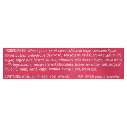 Confetti Sweets Take N Bake Cookies Chocolate Chunk 335 g