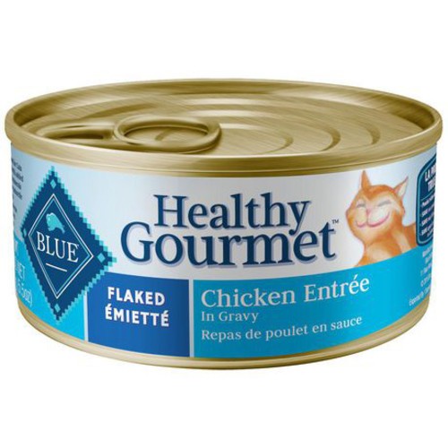 Blue Buffalo Wet Cat Food Healthy Gourmet Flaked Chicken Entrée 155 g