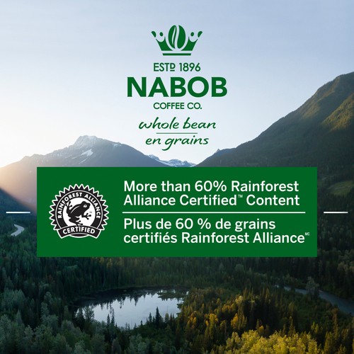 Nabob Whole Bean Coffee 100% Colombian Medium Roast 300 g