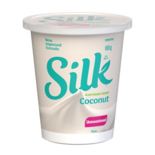 Silk Plant-Based Yogurt Coconut Unsweetened Plain 650 g