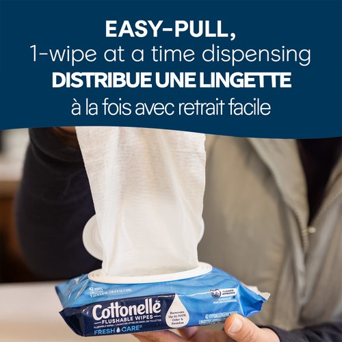 Cottonelle Fresh Care Flushable Wipes 4 Packs x 42 Wipes