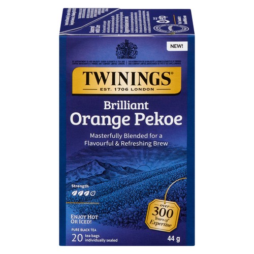 Twinings Black Tea Orange Pekoe 20 Tea Bags 