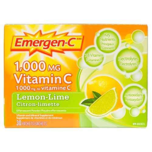 Emergen C Vitamin C Lemon Lime 1 EA