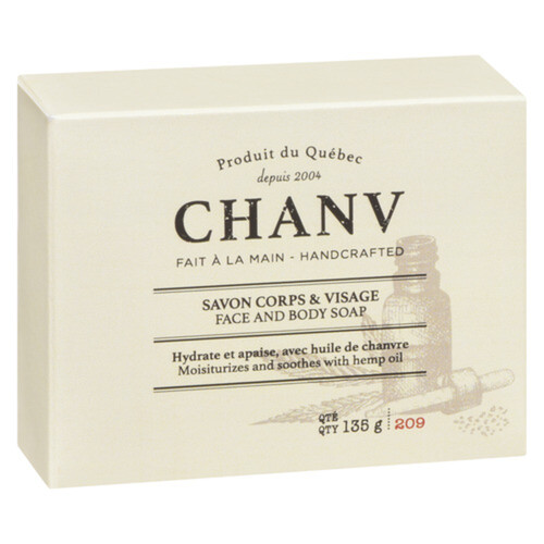 Chanv Body and Face Soap With Hemp Oil 135 g