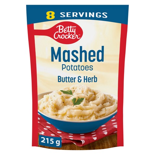 Betty Crocker Mashed Potatoes Butter And Herb 215 g