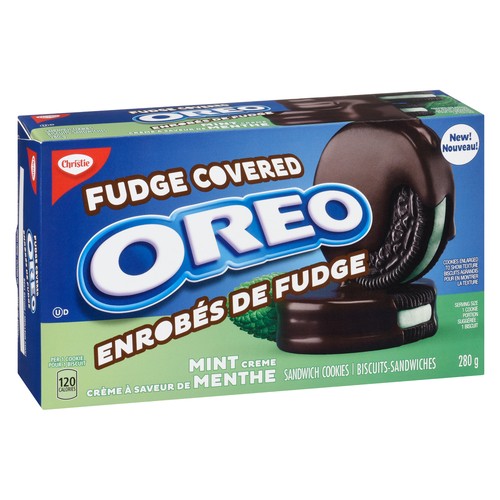Oreo Cookies Fudge Covered Mint Crème 280 g