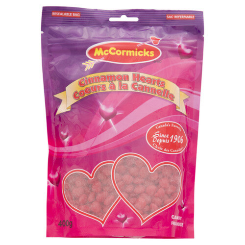 McCormicks Candy Cinnamon Hearts 400 g