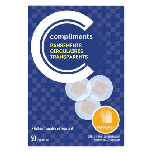 Compliments Bandages Clear Spot 50 EA