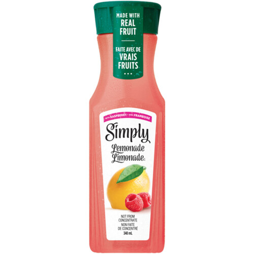 Simply Lemonade Raspberry Lemonade 340 ml (bottle)