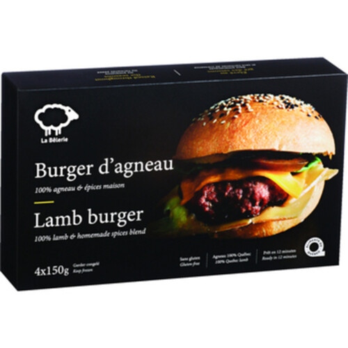 La Bêlerie Frozen Burger Lamb 4 x 150 g