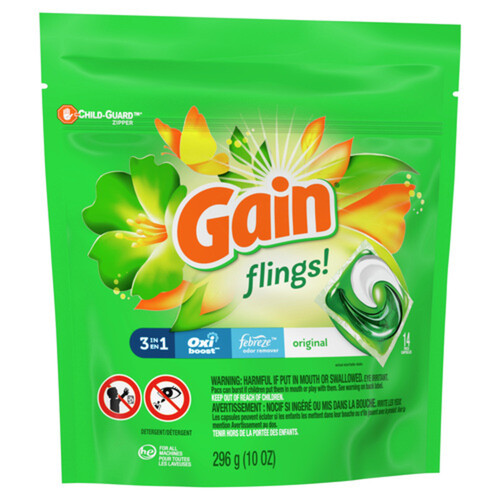 Gain Flings Aroma Boost Original 14 Pacs 296 g