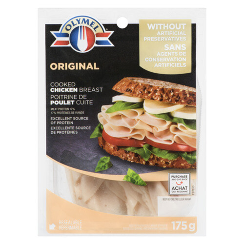 Olymel Shaved Cooked Chicken Breast Original 175 g