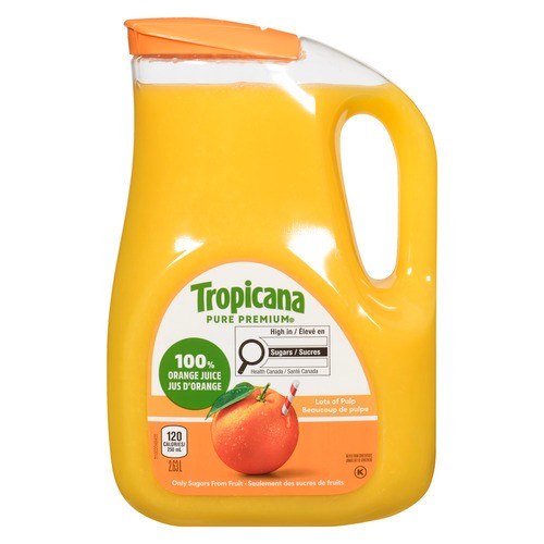 Tropicana Juice Grovestand Lots Of Pulp Orange 2.63 L (bottle)