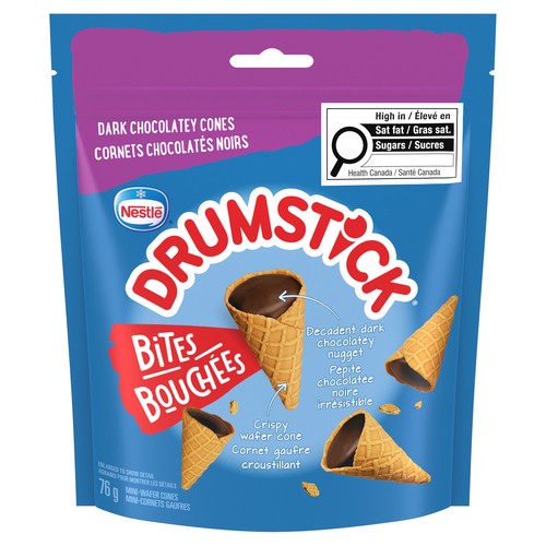 Drumstick Chocolate Bites Dark Chocolatey Cones 76 g