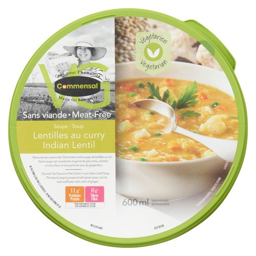 Commensal Vegetarian Soup Indian Lentil Style 600 ml