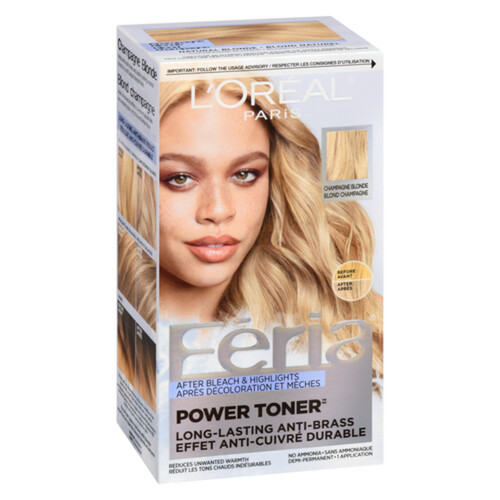 L'Oréal Hair Colour Féria Power Toner Champagne Blonde 1 Box