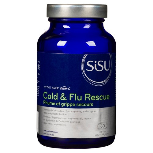 Sisu Cold & Flu Rescue Veg Capsules 60 EA