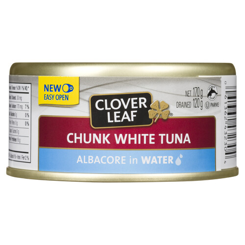 Voila Online Grocery Delivery Clover Leaf Albacore Chunk White Tuna In Water 170 G