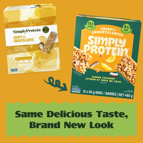 Simply Protein Snack Bars Lemon Coconut 4 x 40 g