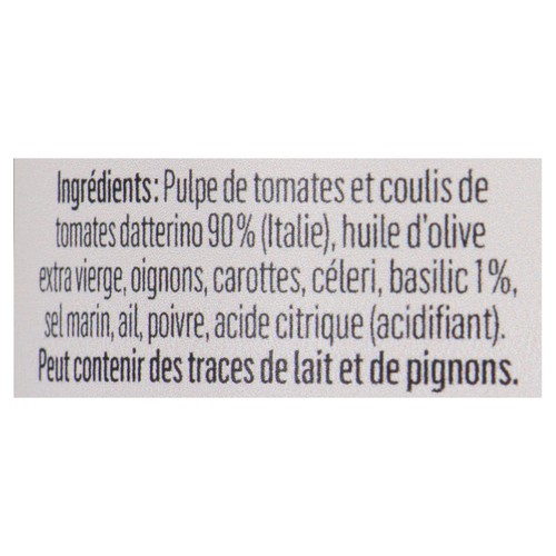 Favuzzi Pasta Sauce Basil Tomato 480 ml