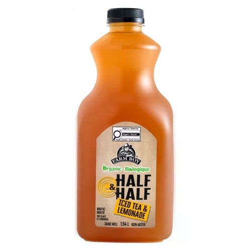 Farm Boy Organic Iced Tea & Lemonade Half & Half 1.54 L (bottle)