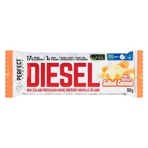 Perfect Sports Diesel Protein Bar White Chocolate Salted Caramel 1 Count