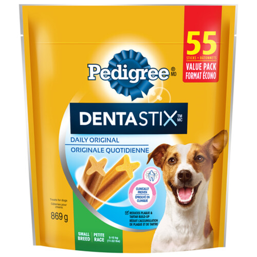 Pedigree Dentastix Oral Care Small Adult Dog Treats Original 869 g