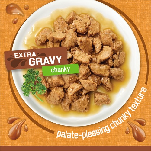 Friskies Wet Cat Food  Extra Gravy Chunky with Chicken 156 g
