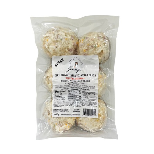 Jenny's Delectables Frozen Gourmet Stuff'd Potato The Traditional 6 EA