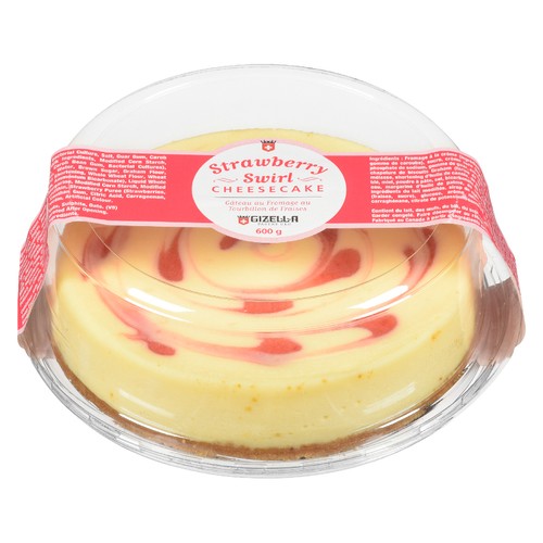 Gizella Cheesecake Strawberry Swirl 6 Inch 600 g (frozen)