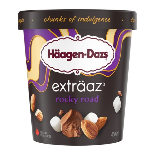 Häagen-Dazs Extraaz Ice Cream Rocky Road 450 ml
