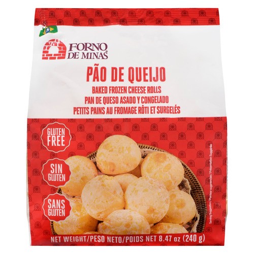 Forno De Minas Gluten-Free Cheese Rolls Par Baked Classic 240 g (frozen)