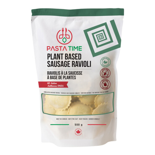 Pasta Time Plant Based Sausage - Hot Italian Ravioli 500 g