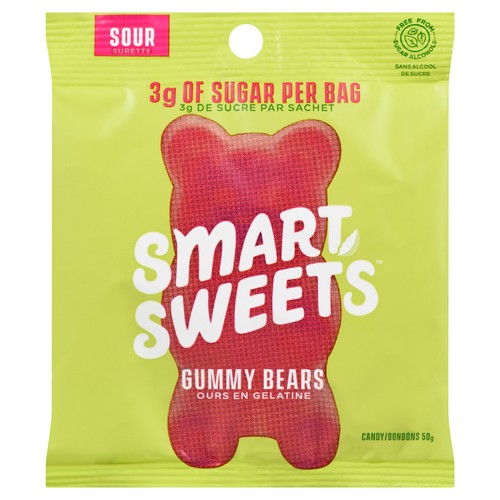 Smart Sweets Sour Gummy Bears 50 g