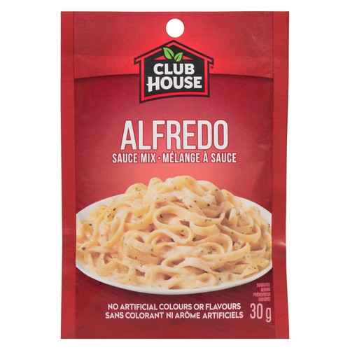 Club House 25% Less Salt Alfredo Pasta Sauce Mix 30 g