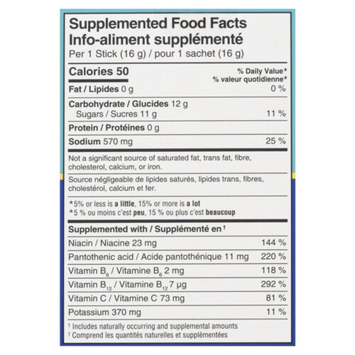 Liquid I.V. Electrolyte Drink Mix Hydration Multiplier Lemon Lime 6 x 16 g