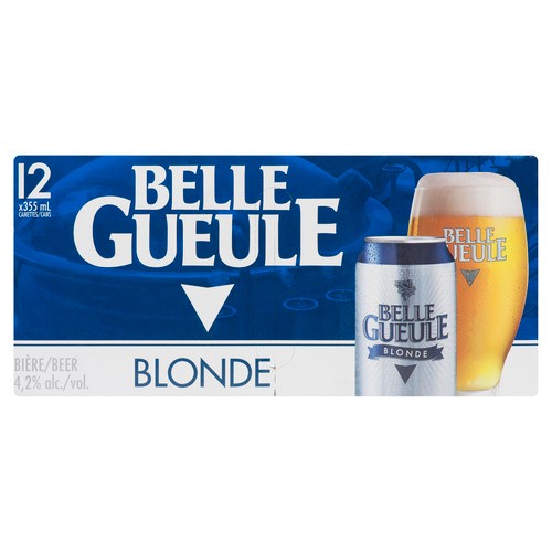 Belle Gueule Beer 4.2% Alcohol Blonde 12 x 355 ml (cans)
