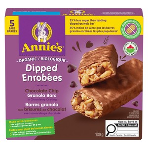 Annie's Organic Granola Bars Dipped Chocolate Chip 130 g - Voilà Online ...