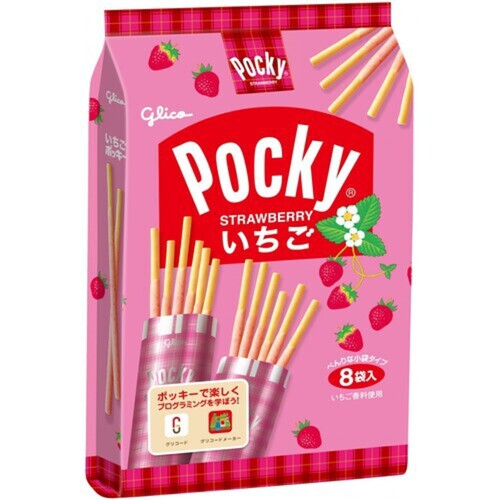 Glico Pocky Biscuits Strawberry 93.6 g