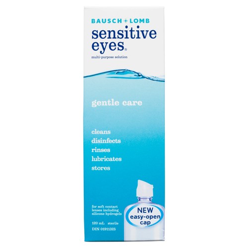 Bausch + Lomb Sensitive Multi Purpose Contact Lens Solution 120 ml